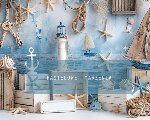 Fabric photographic backdrop from the Marine category, Frame 250x200 cm