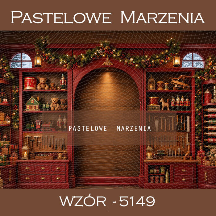 Christmas photographic background with shelf t_5149
