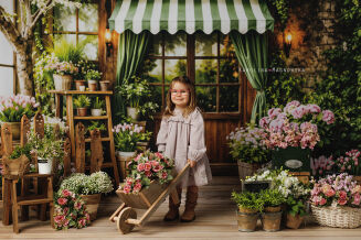 Spring photographic background with doors t_4688 - 5