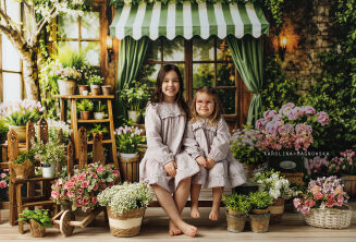 Spring photographic background with doors t_4688 - 2