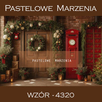 Tło fotograficzne na Boże Narodzenie ukazujący wnętrze t_4320