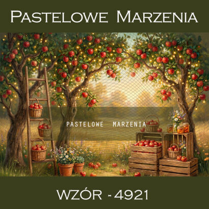 Autumn photographic background with apples t_4921