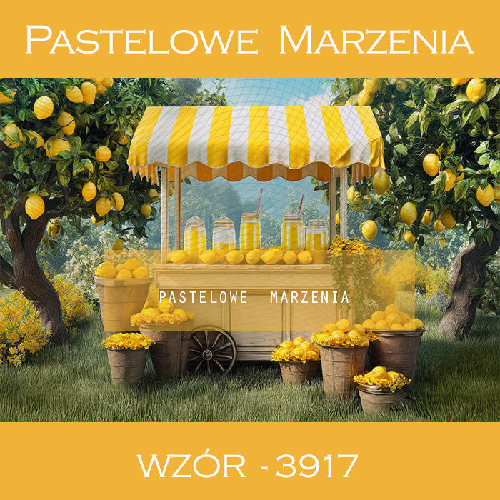Photographic summer backdrop with lemons t_3917