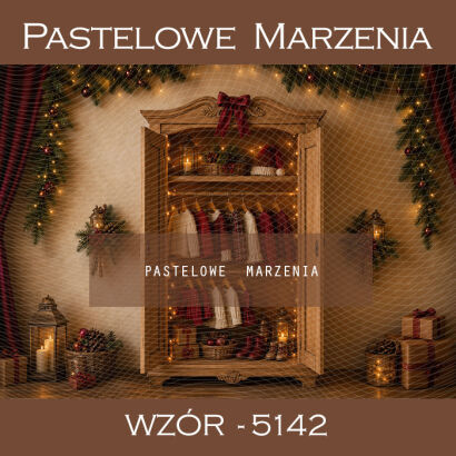 Tło fotograficzne na Boże Narodzenie z regałem t_5142