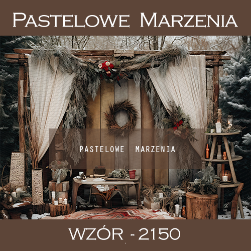 Tło fotograficzne na Boże Narodzenie, boho t_2150