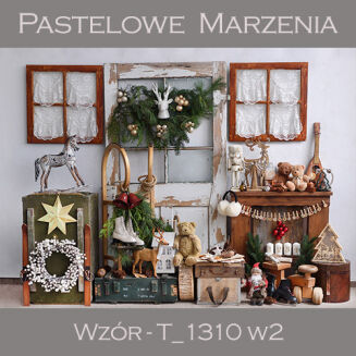 Tło fotograficzne materiałowe t_1310 - Boże Narodzenie 