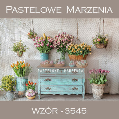 Photographic spring backdrop with Easter eggs t_3545