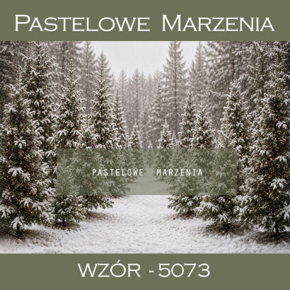 Christmas photographic background with Christmas trees t_5073