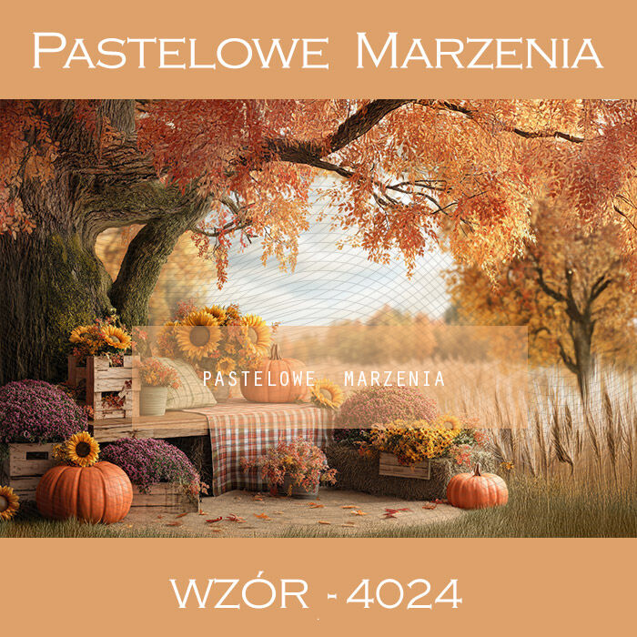 Photographic autumn backdrop with pumpkins t_4024