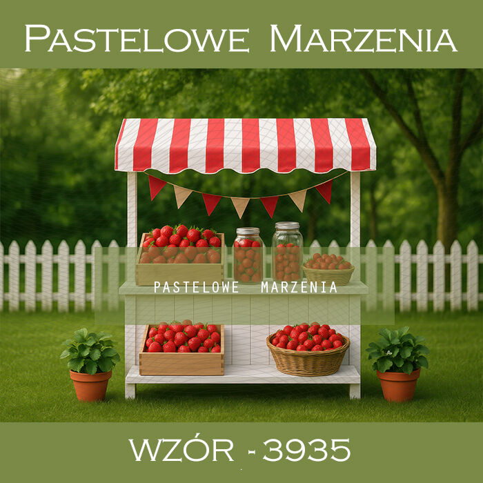 Photographic spring backdrop with strawberries t_3935