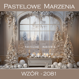 Photographic backdrop for Christmas in white t_2081