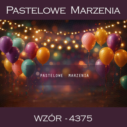 Carnival photo background with balloons t_4375