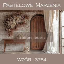 Tło fotograficzne wiosenne z drzwiami t_3764