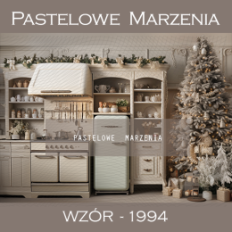 Photographic backdrop for Christmas with white kitchen t_1994