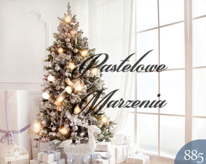 Photographic backdrop for Christmas showing white interior t_885