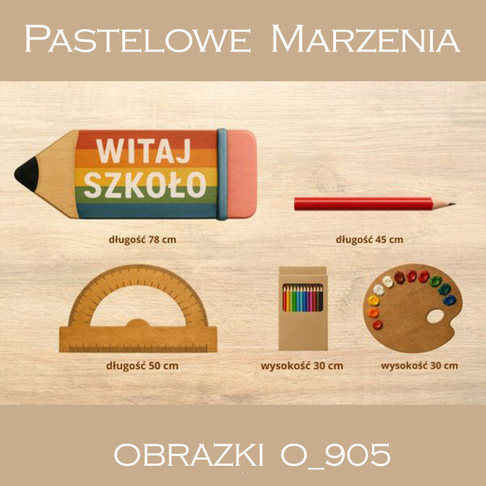 School accessories - set of 5 pieces