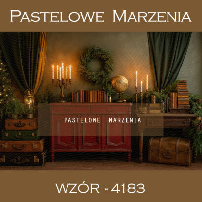 Tło fotograficzne na Boże Narodzenie z regalem t_4183