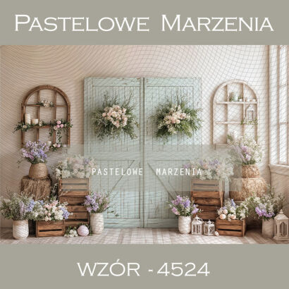 Tło fotograficzne wiosenne z kwiatami t_4524