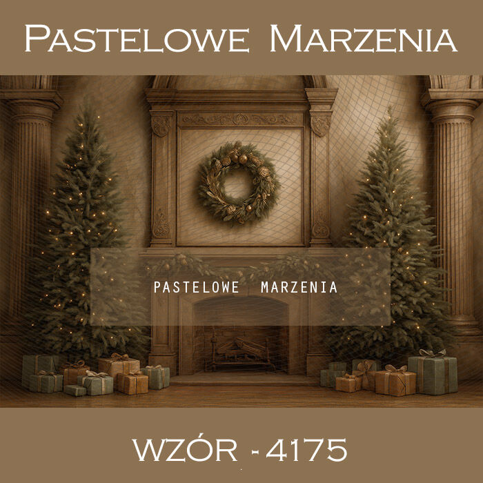 Christmas Photography Background with Fireplace t_4175