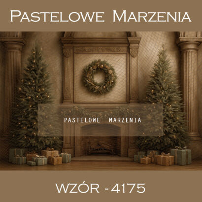 Christmas Photography Background with Fireplace t_4175
