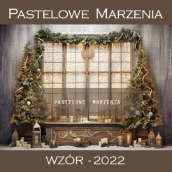 Photographic backdrop for Christmas with window t_2022