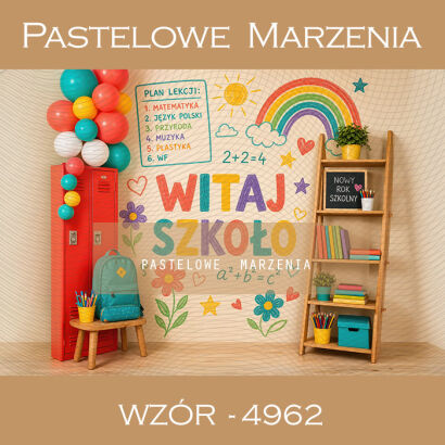 School photographic background with wall t_4962