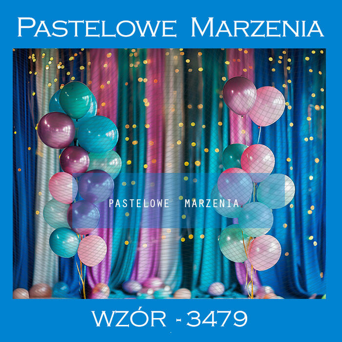 Photographic carnival backdrop with baloons t_3479