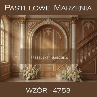 Tło fotograficzne komunijne ze schodami t_4753