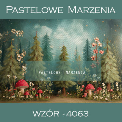 Tło fotograficzne jesienne z grzybami t_4063