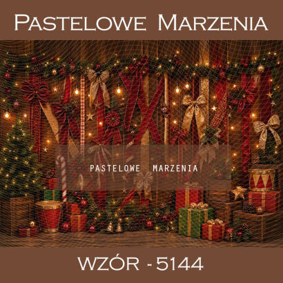 Tło fotograficzne na Boże Narodzenie ze ścianą t_5144