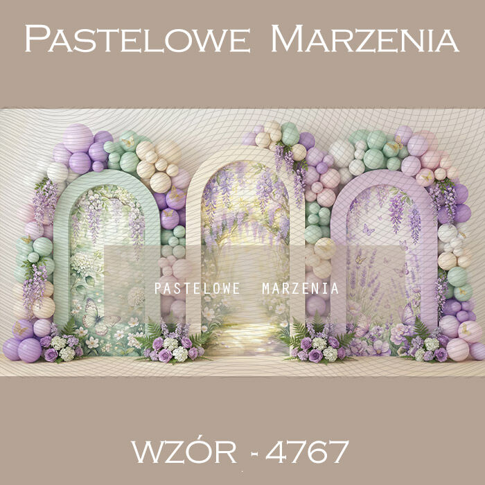 Tło fotograficzne urodzinowe z balonami t_4767