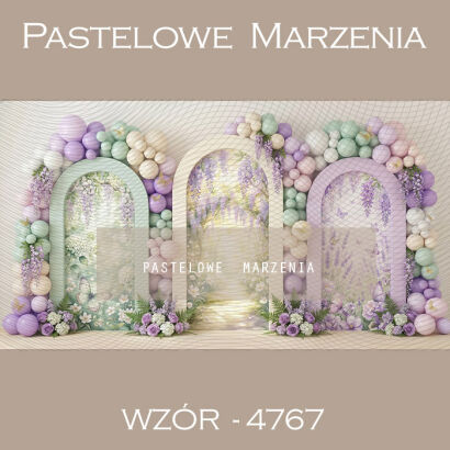 Tło fotograficzne urodzinowe z balonami t_4767