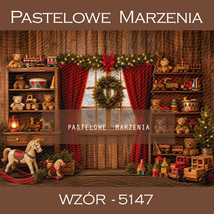 Christmas photographic background showing interior t_5147