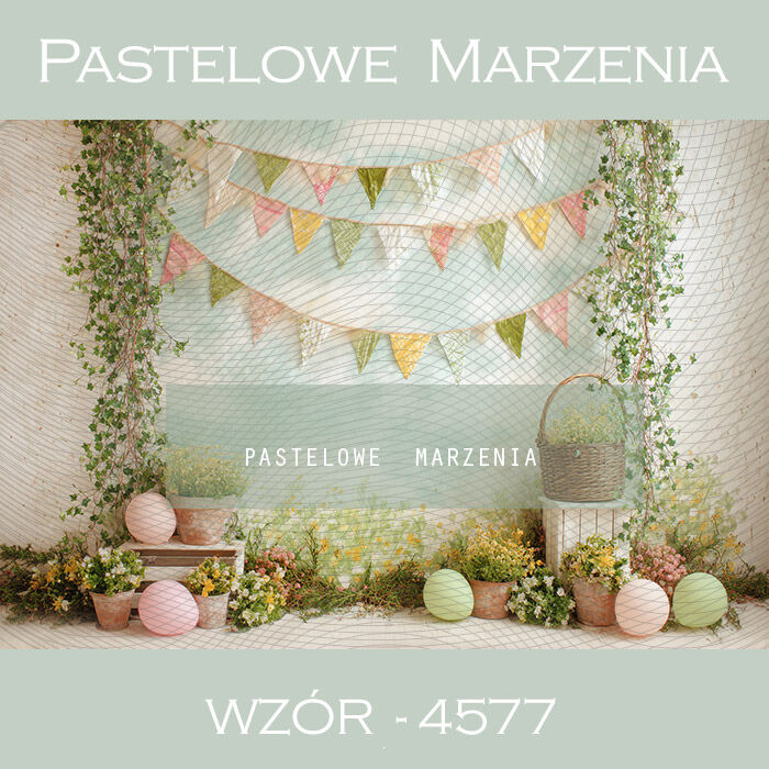 Tło fotograficzne wiosenne z jajkami t_4577