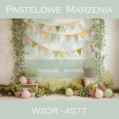 Tło fotograficzne wiosenne z jajkami t_4577