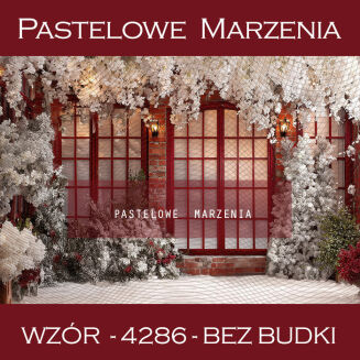 Christmas Photography Background with Phone Booth t_4286 - 2