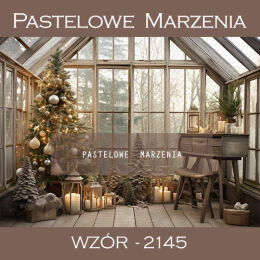 Photographic backdrop for Christmas with bright greenhouse t_2145