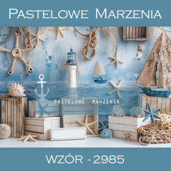 Photographic marine backdrop with boxes t_2985