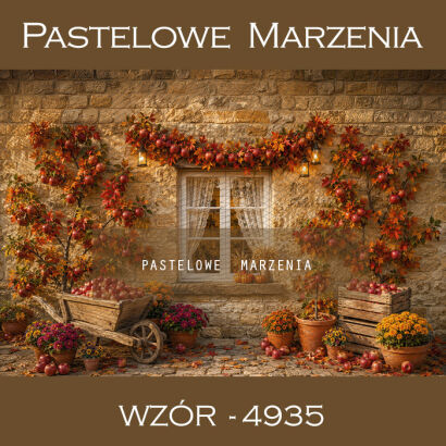 Autumn photographic background with window t_4935