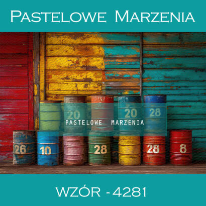 School photographic background with barrels t_4281