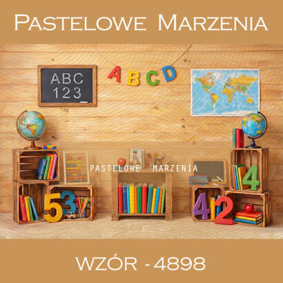 Tło fotograficzne szkolne z wnętrzem t_4898