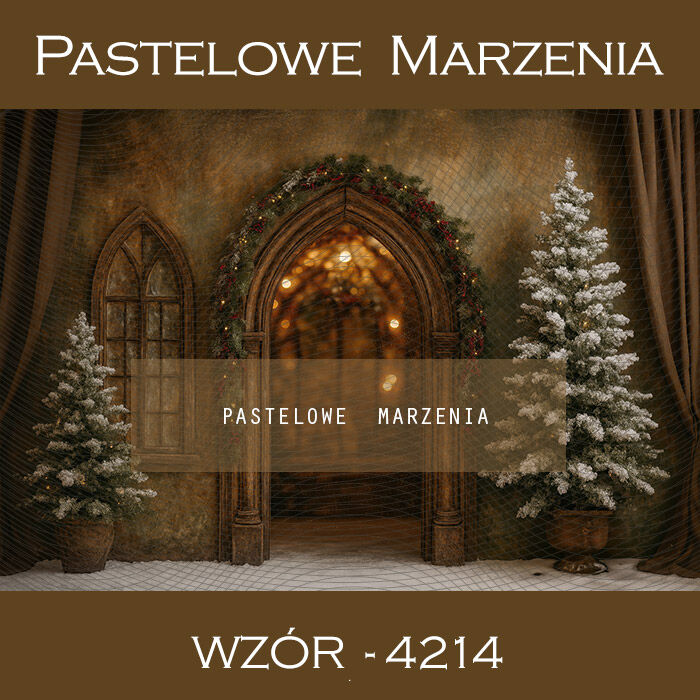 Christmas Photo Background with Doors t_4214