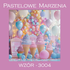 Tło fotograficzne urodzinowe z balonami t_3004