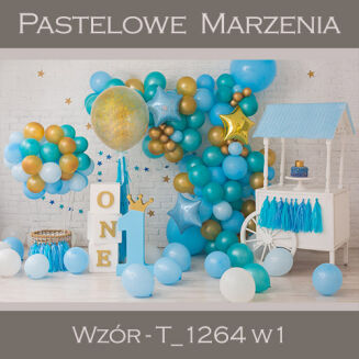 Tło fotograficzne materiałowe t_1264 wersja nr 1 - urodziny