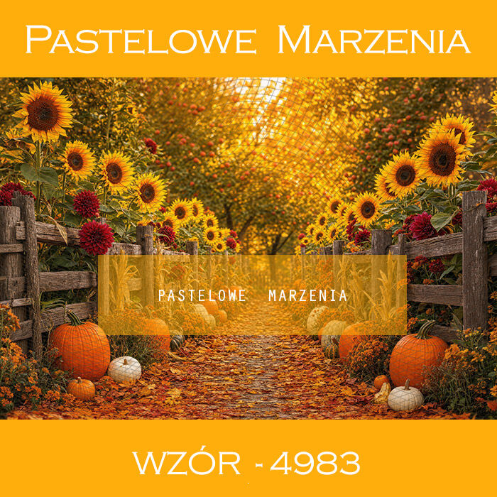 Autumn photographic background with sunflowers t_4983