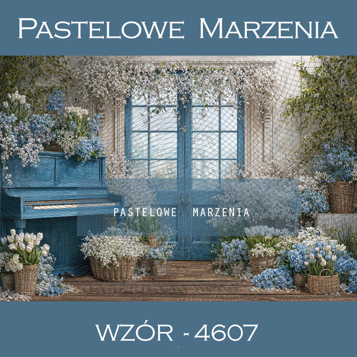 Tło fotograficzne wiosenne z pianinem t_4607