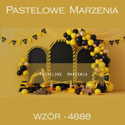 Tło fotograficzne urodzinowe z balonami t_4888