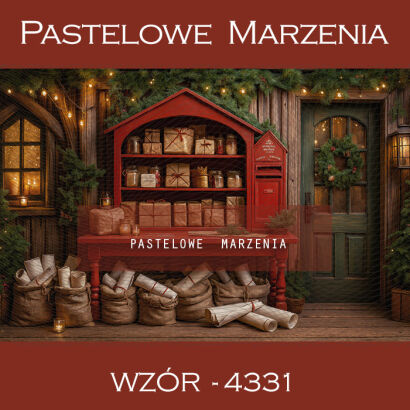 Christmas Photography Background with Mailbox t_4331