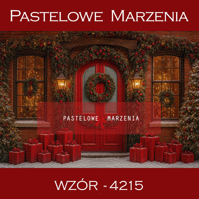 Christmas Photography Background with Doors t_4215