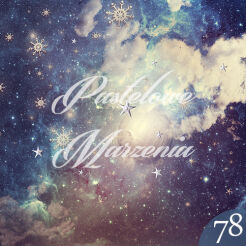 Photographic backdrop for Christmas with clouds and stars t_78